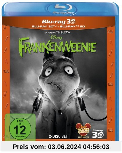Frankenweenie (+ Blu-ray 2D) [Blu-ray 3D] von Tim Burton