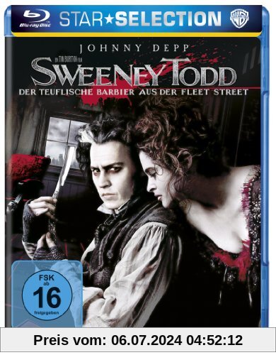 Sweeney Todd - Der teuflische Barbier aus der Fleet Street [Blu-ray] von Tim Burton