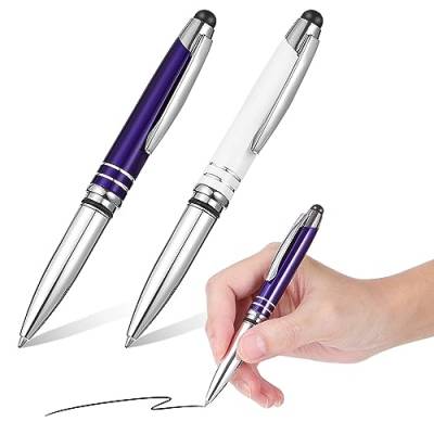 Toddmomy 2 Stifte Mit Beleuchteter Spitze Taschenlampen-Led-Kugelschreiber Leuchtender Stift Zum Schreiben Im Dunkeln von Toddmomy