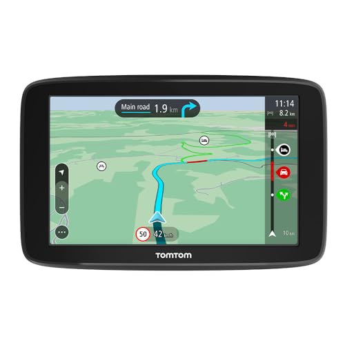TomTom Navigationsgerät GO Classic (5 Zoll, Stauvermeidung Dank TomTom Traffic, Updates Europa, Updates über Wi-Fi), Schwarz von TomTom