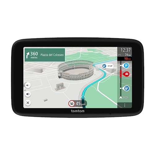 TomTom Navigationsgerät GO Superior (6 Zoll, Stauvermeidung Dank TomTom Traffic, Karten-Updates Welt, schnelle Updates via WiFi, Verfügbarkeit von Parkplätzen, Kraftstoffpreise) - Neue Software von TomTom