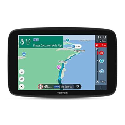 Tomtom Camping Navi GO Camper Max (7 Zoll HD-Display, Sonderziele für Wohnmobil- und Wohnwagen, Updates über Wi-Fi, Stauvermeidung Dank Tomtom Traffic, Karten-Updates Welt) von TomTom