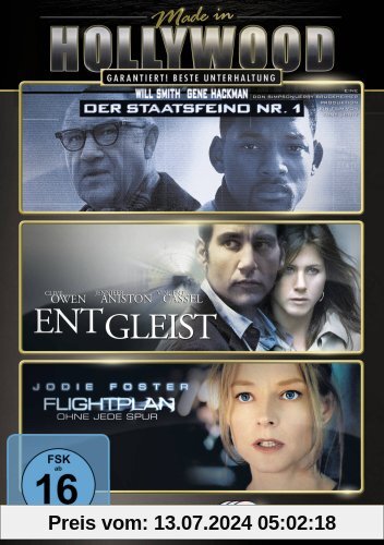 Made in Hollywood: Staatsfeind Nr. 1 / Entgleist / Flightplan [3 DVDs] von Tony Scott