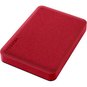 TOSHIBA Canvio Advance 4 TB externe HDD-Festplatte rot von Toshiba