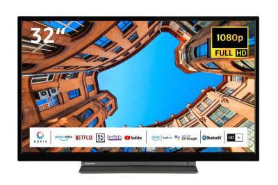 Toshiba 32LK3C63DAW LCD-LED Fernseher (80 cm/32 Zoll, Full HD, Smart TV, HDR, Triple-Tuner, Alexa Built-In, 6 Monate HD+ inklusive) von Toshiba