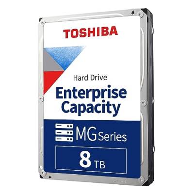 Toshiba 4TB Enterprise Internal Hard Drive – MG Series 3.5' SATA HDD Mainstream server and storage, 24/7 Reliable Operation, Hyperscale and cloud storage (MG08ACA16TE) von Toshiba