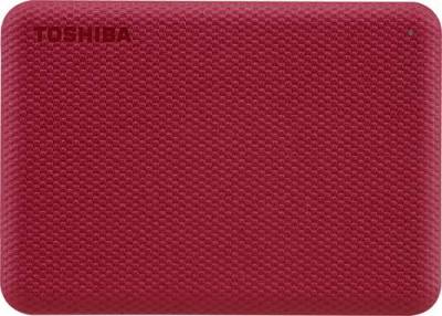 Toshiba Canvio Advance 1TB Externe Festplatte 6.35cm (2.5 Zoll) USB 3.2 Gen 1 Rot HDTCA10ER3AA von Toshiba