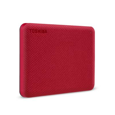 Toshiba Canvio Advance - Festplatte - 4 TB - extern (tragbar) - 2.5 (6.4 cm) - USB 3.2 Gen 1 - Rot von Toshiba