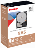Toshiba N300 NAS - Festplatte - 8 TB - intern - 3.5 (8.9 cm) - SATA 6Gb/s - 7200 U/min - Puffer: 256 MB von Toshiba