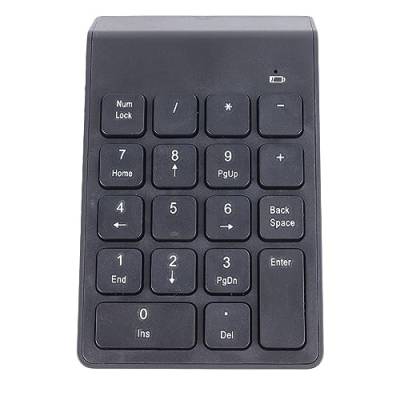 Kabellose Nummernblöcke, 18 Tasten, Bluetooth 5.0 Ziffernblock, Kabellose Finanzbuchhaltung, Numerische Tastatur, Tragbarer Nummernblock für Laptop, PC, Desktop von Tosuny