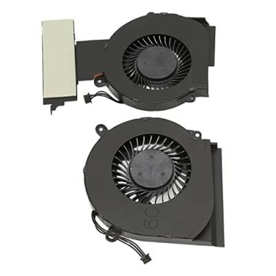 Tosuny CPU GPU Lüfter Ersatz für für 15 DC L30204 001 L29354 001, Ersatz Neuer GPU Lüfter DC 5V 0.5A 4 Pin Laptop Lüfter (CPU- und GPU-Lüfter) von Tosuny