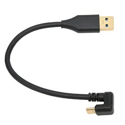 Tosuny USB-Kabel USB3.0 A auf USB-C-Stecker, U-förmiger Stecker Hochgeschwindigkeits-USB 3.0-Übertragung ABS 5G-Datenkabel Festplattenkabel, Daten- und Ladesynchronisierung (1m/39.4in) von Tosuny