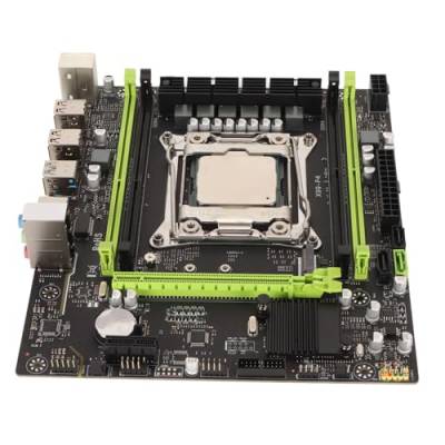Tosuny X99 P4 Desktop Motherboard, Gming Mainboard mit E5 2680V3 CPU, Dual Channel DDR4 Mainboard, LGA 2011 3, PCIE X16, NVME M.2, SATA 3.0, USB 2.0/3.0, 6 Phasen Netzteil von Tosuny