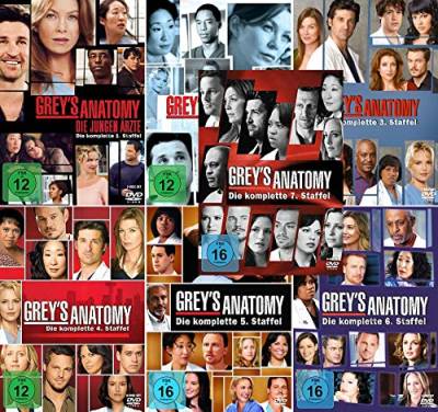 Grey's Anatomy - Staffel 1+2+3+4+5+6+7 (41 DVDs) von Touchstone