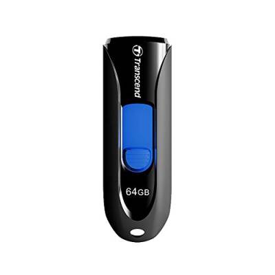 Transcend 64GB JetFlash 790 USB 3.1 Gen 1 USB Stick TS64GJF790K umweltfreundliche Einzelhandelsverpackung, Schwarz von Transcend