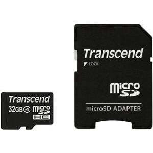 Transcend - Flash-Speicherkarte - 32GB - Class 4 - microSDHC (TS32GUSDC4) von Transcend