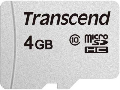 Transcend Premium 300S microSDHC-Karte 4GB Class 10 von Transcend