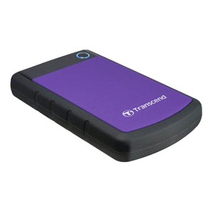 Transcend StoreJet 25H3 1 TB externe HDD-Festplatte schwarz, violett von Transcend