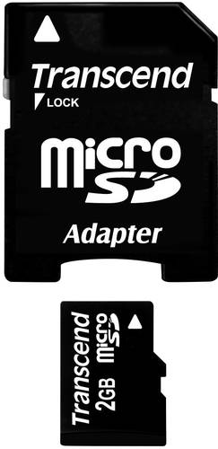 Transcend TS2GUSD microSD-Karte Industrial 2GB Class 2 inkl. SD-Adapter von Transcend