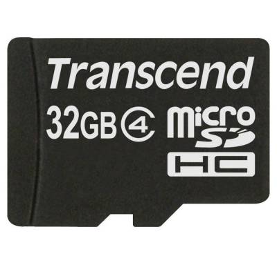 Transcend microSDHC Karte 32GB Class 4 Speicherkarte von Transcend