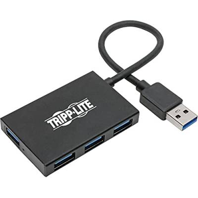 TrippLite by Eaton 4-Port Slim Tragbarer USB-A Hub - USB 3.x (5Gbps), Aluminiumgehäuse von Tripp Lite