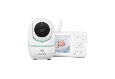 TrueLife Video-Babyphone NannyCam R4, klares 3,2 LCD-Display, Packung Set, 2-tlg., Babyeinheit und Elterneinheit, Vertikale und horizontale Drehung, Zweiseitige Kommunikation" von TrueLife