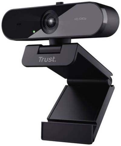 Trust TW-200 ECO Full HD-Webcam 1920 x 1080 Pixel Standfuß, Klemm-Halterung von Trust