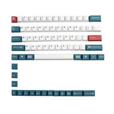 Tsadeer Keycap mit Farbbeschichtung Profil 76 für GH60 RK61 ALT61 GK61 GK64 GK68 Dz60 LK67 Tm680 Tastenkappen Tastatur von Tsadeer