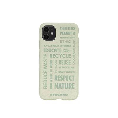 Tucano - Ecover Schutzhülle für iPhone 11 6,1", biologisch abbaubar und kompostierbar von Tucano