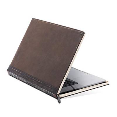 Twelve South BookBook V2 for 16 inch MacBook, Vintage Full-Grain Leather Book case/Sleeve with Interior Pocket von Twelve South