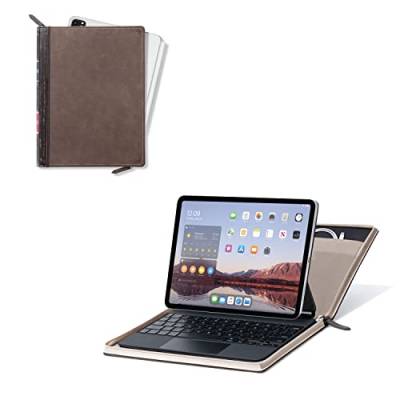 Twelve South BookBook Vol 2 Hülle für 11 Zoll iPad Pro, iPad M1 und Tastaturhüllen | Hardcover-Lederhülle für iPad Pro und Tastaturhüllen von Twelve South