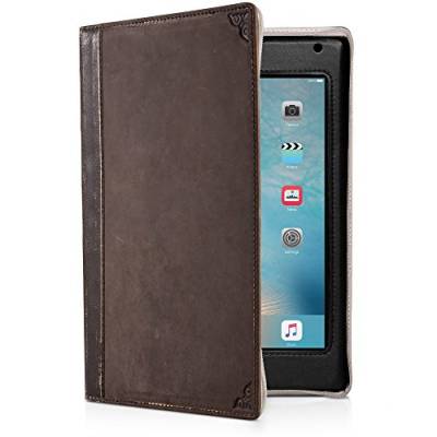 Twelve South BookBook für iPad Mini (1. - 4. Gen.) | Vintage Leder-Buchetui mit Schreibwinkel und Display-Ständer von Twelve South
