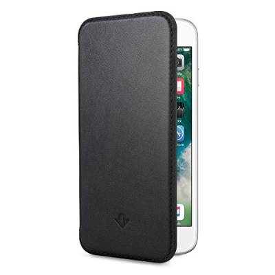 Twelve South SurfacePad ultradünnes Leder Folio (mit Standfunktion, geeigent für Apple iPhone 6 / 6s Plus) schwarz von Twelve South