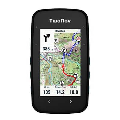 TwoNav Cross Plus, Outdoor GPS mit 3,2-Zoll-Bildschirm für MTB, Fahrrad, Trekking, Wandern oder Navigation mit Karten. Farbe Türkis von TwoNav