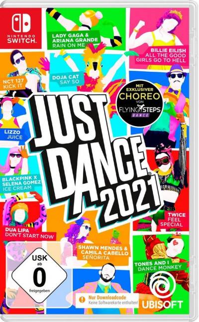 Just Dance 2021 Nintendo Switch, Code in the Box von UBISOFT