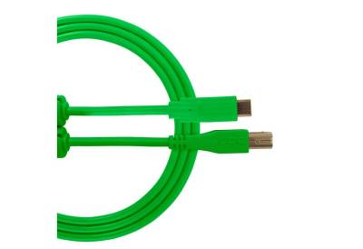 UDG Audio-Kabel, USB 2.0 C-B Green Straight 1,5 m (U96001GR) - Kabel für DJs von UDG