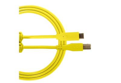 UDG Audio-Kabel, USB 2.0 C-B Yellow Straight 1,5 m (U96001YL) - Kabel für DJs von UDG