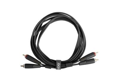UDG Audio-Kabel, Ultimate Audio Cable RCA-RCA Black 1,5 m Straight U97001BL - Kabel f von UDG