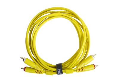 UDG Audio-Kabel, Ultimate Audio Cable RCA-RCA Yellow 1,5 m Straight U97001YL - Kabel von UDG