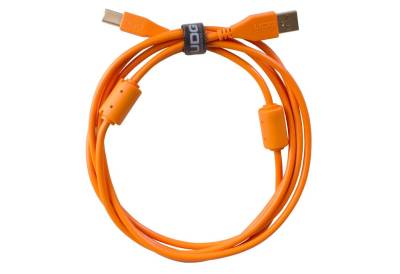UDG Audio-Kabel, Ultimate Audio Cable USB 2.0 A-B Orange Straight 1m (U95001OR) - Kab von UDG