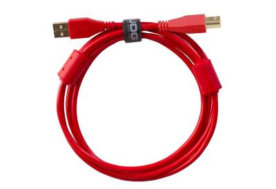 UDG Audio-Kabel, Ultimate Audio Cable USB 2.0 A-B Red Straight 3m (U95003RD) - Kabel von UDG