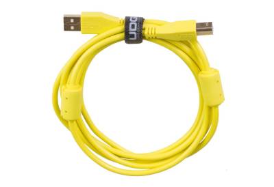 UDG Audio-Kabel, Ultimate Audio Cable USB 2.0 A-B Yellow Straight 2m (U95002YL) - Kab von UDG