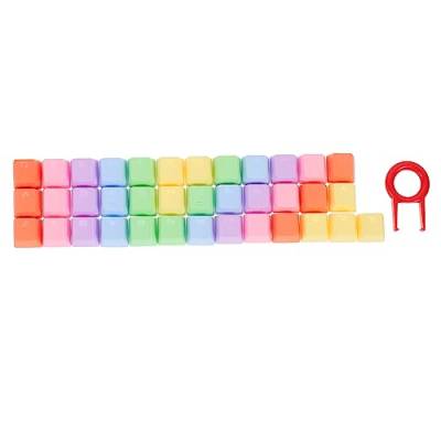 UKCOCO 4 Sätze Tastenkappe Ornament-sets Pudding Keycaps Keyset Tastatur-dekor Farbige Tastatur Bunte Tastatur Beleuchtete Tastatur Computertastaturen Tastaturschutz Pbt Sortiert von UKCOCO