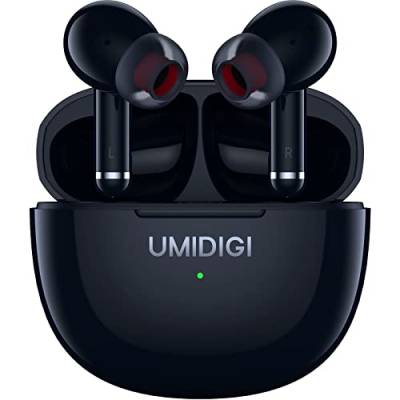 UMIDIGI Bluetooth Kopfhörer, Wireless Earbuds,AirBuds Pro In-Ear Kopfhöhrer, Wireless Bluetooth 5.1 Con 3 HD Microfono,Sport In-Ear,IPX5Wasserdicht,Aufbewahrungsbox mit Ladefunktion (Schwarz) von UMIDIGI