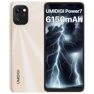 UMIDIGI Power 7 Smartphone Ohne Vertrag, Großer Akku 6150mAh, Dual SIM Android 11 Handy mit 6.7 Zoll HD+ Display 4GB + 128GB(SD 256GB) AI Kamera 20MP GPS Gesichts Entsperrung von UMIDIGI