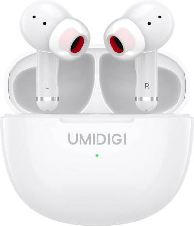 UMIDIGI Vielfältige ANC-Modi, leichtes Design In-Ear-Kopfhörer (IP55 wasserdicht für unbeschwerten Einsatz beim Sport oder unterwegs., mit nur 5,2 Gramm lange Akkulaufzeit von bis zu 6 Stunden & staubdicht) von UMIDIGI