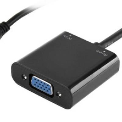 UNIBOS UNHV-103 Micro HDMI M auf VGA F Plus Audio schwarz von UNIBOS