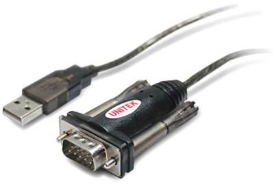 UNITEK Y-105 USB 1.1 zu Seriell Konverter RS-232, Kabel 140cm, Serielle Schnittstelle, die HotPlug, Kompatibel mit Windows, Server2003, Server2008, Linux, Schwarz von UNITEK