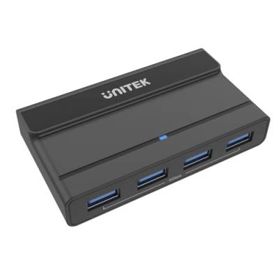 Unitek 7 Port aktiver KVM-Switch | H1310A | Anschlüsse: 3,5 mm Buchse, USB-C, USB-A | Durchsatz: 5 Gbps | 4 x USB-A-Anschluss | 2 x USB-C-Anschluss | Kabellänge: 1M von UNITEK