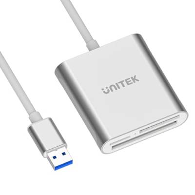 Unitek SD USB Kartenleser, 3 Steckplatz USB 3.0 Compact Flash Speicherkartenleser für CF/SD/TF Micro SD/Micro SDHC/MD/MMC/SDHC/SDXC UHS-I Karten -[Aktualisierte Version] von UNITEK